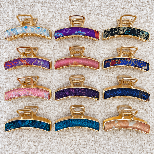 JOFAE Kyoto Rectangular Curved Bar Hair Claw Clip – Everyday Balance