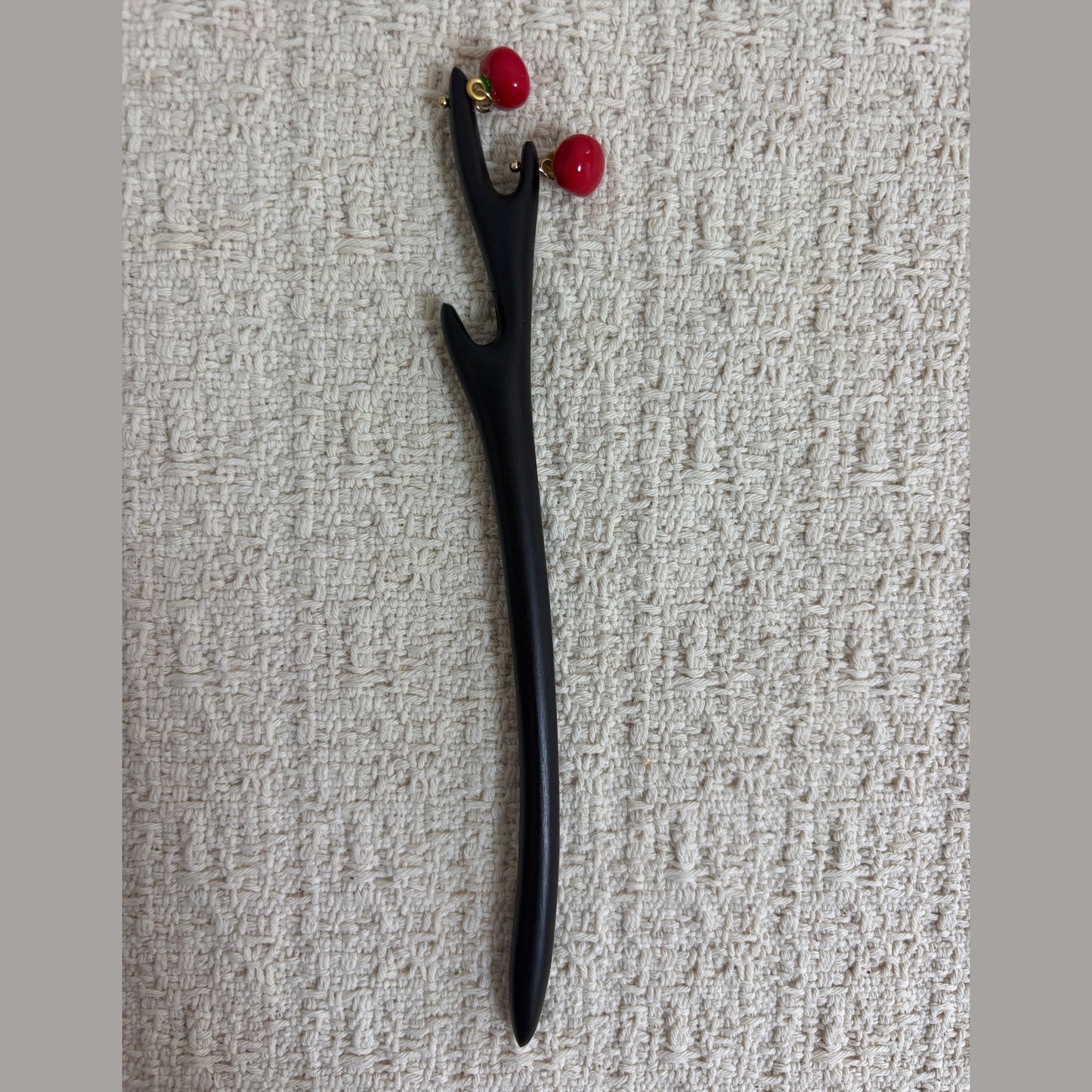 Twin Fruit Branch Hair Stick by JOFAE Kyoto