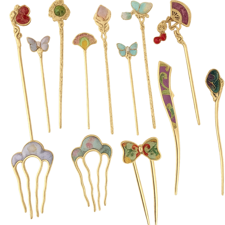 Kanzashi Hair Pins Collection - JOFAE Kyoto