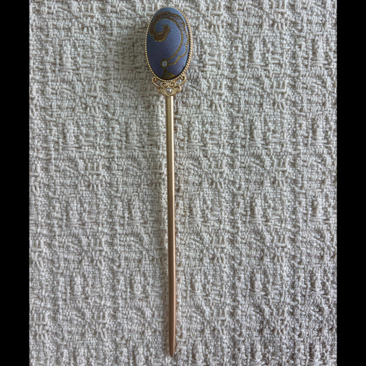 JOFAE Kyoto Celestial Cloud hair stick featuring an elegant brocade design inspired by traditional oriental motifs
