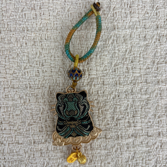 JOFAE Handmade Tiger Zodiac Charm – Kyoto Courage & Guardian Protection Talisman | Japanese Artisan Keychain