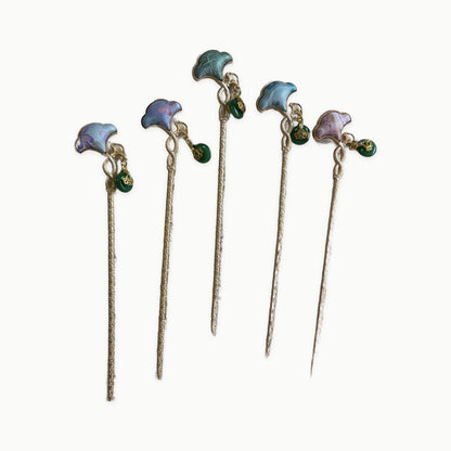 JOFAE Kyoto Handmade Ginkgo Hair Stick – Longevity & Good Fortune - original product on a light background