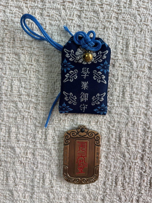 JOFAE Black Tortoise Guardian Omamori Charm – Brass Genbu Talisman, Water Element Protection Amulet, Wisdom & Longevity Charm - JOFAE Kyoto
