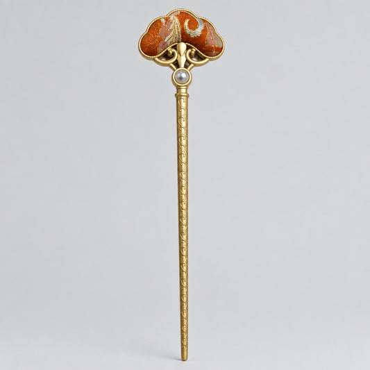 JOFAE Kyoto Amber Butterfly Hair Stick