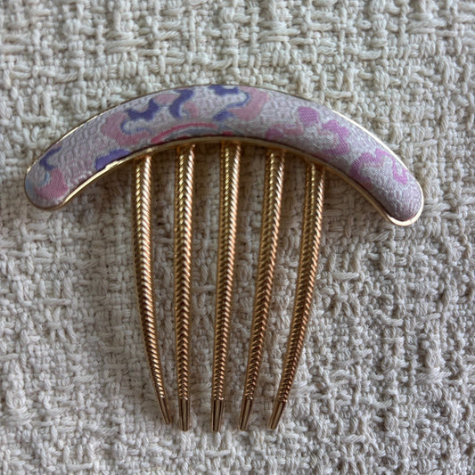 JOFAE Kyoto Brocade Hair Comb – Elegant French Twist Comb Inspired by Traditional Japanese Textiles - JOFAE Kyoto
