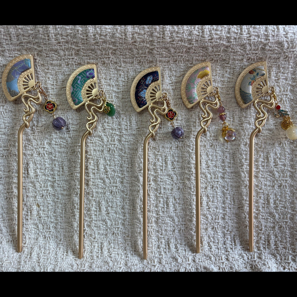 JOFAE Kyoto Handmade Folding Fan Hair Stick – Prosperity & Grace - JOFAE Kyoto