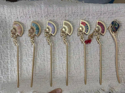 JOFAE Kyoto Handmade Folding Fan Hair Stick – Prosperity & Grace - JOFAE Kyoto
