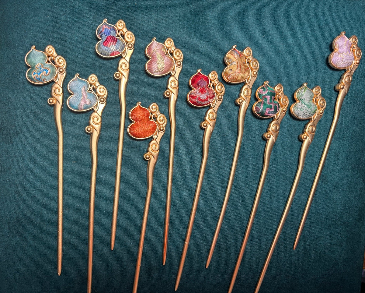 JOFAE Kyoto Handmade Gourd Hair Pin – Protection & Good Fortune - JOFAE Kyoto