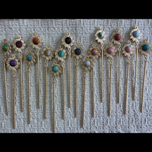 JOFAE Kyoto Handmade Phoenix Feather Hair Stick – Symbol of Luck & Renewal - JOFAE Kyoto