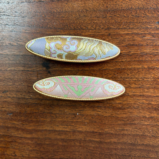 JOFAE Kyoto Handmade Slim Brocade Hair Clip – Modern Oriental Touch - JOFAE Kyoto