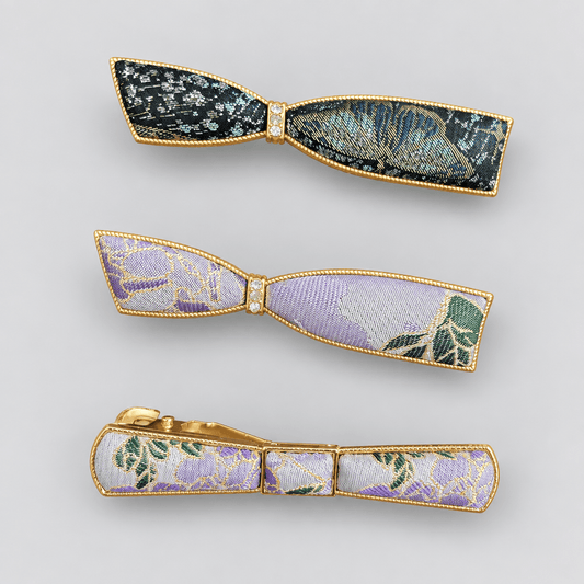 JOFAE Kyoto Handmade Structured Bow Hair Clip – Classic Grace Edition - JOFAE Kyoto
