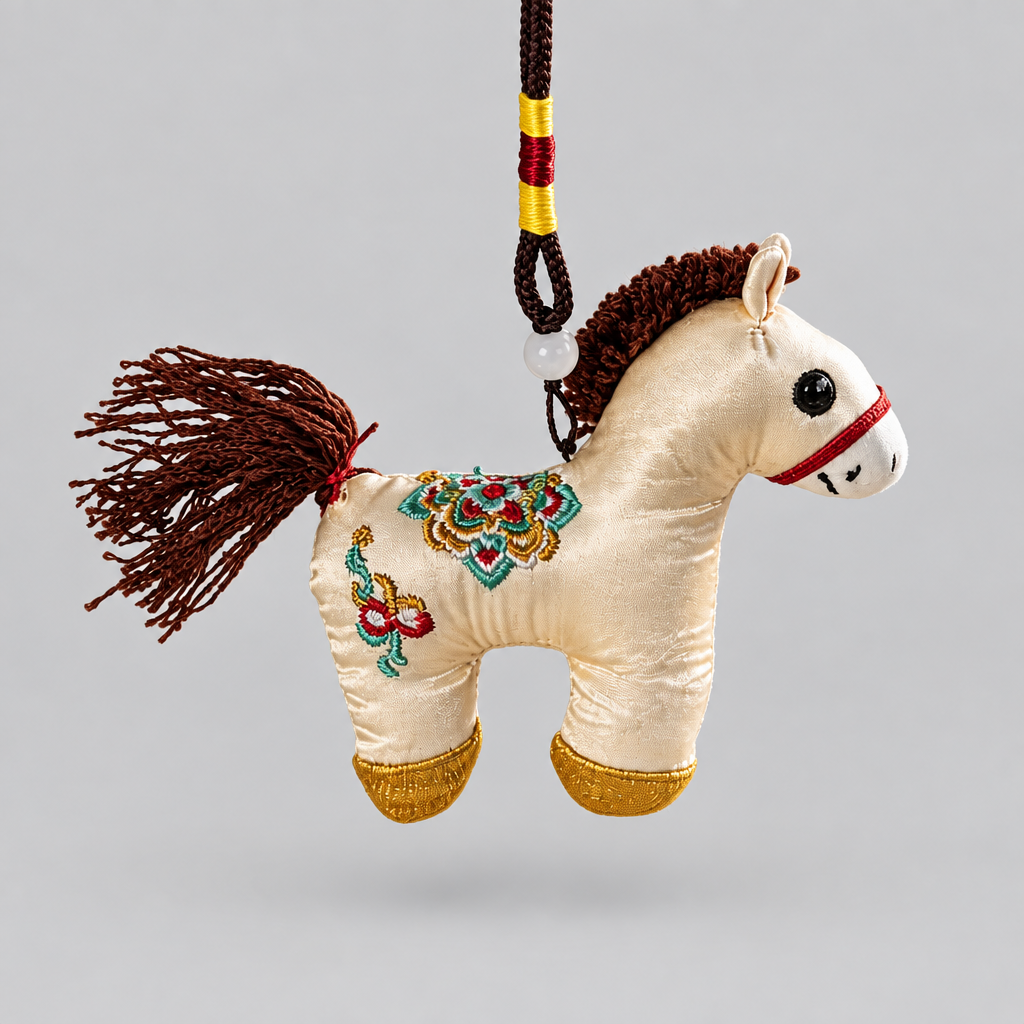JOFAE Kyoto Lucky Horse Charm (Ivory)
