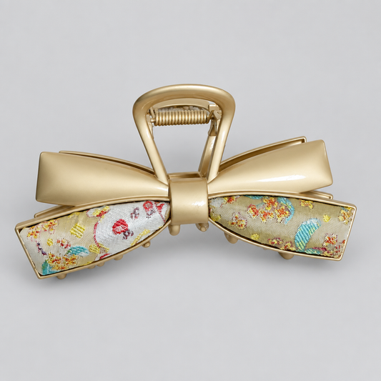 JOFAE Kyoto Layered Ribbon Bow Hair Claw Clip