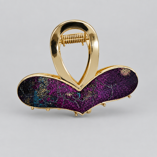JOFAE Kyoto Soft V Curved Bar Hair Claw Clip