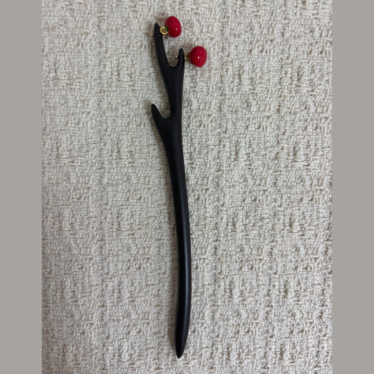 Twin Fruit Branch Hair Stick by JOFAE Kyoto